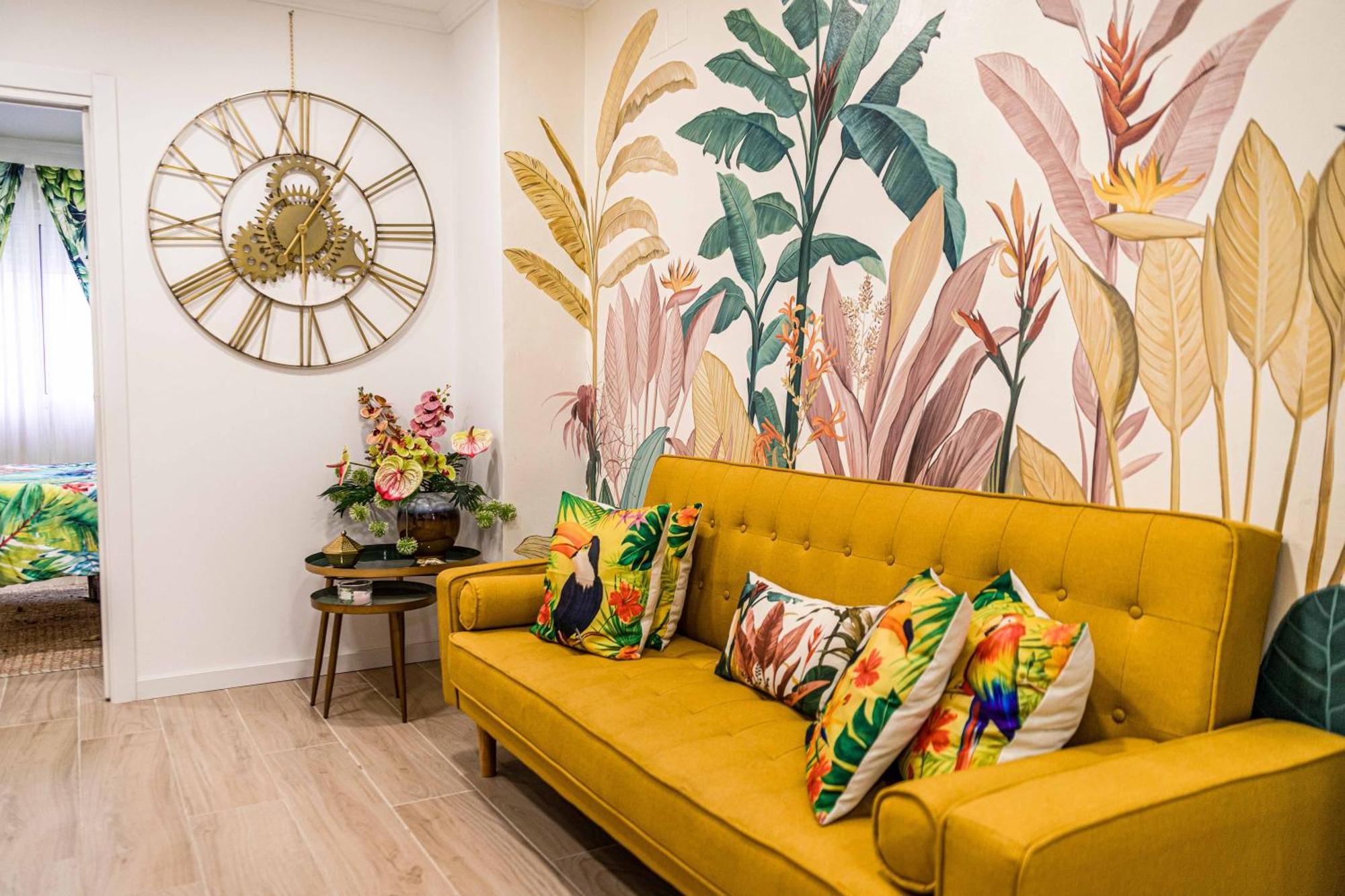ולנסיה Artistic Flat Next To Ruzafa Welcome To The Jungle מראה חיצוני תמונה